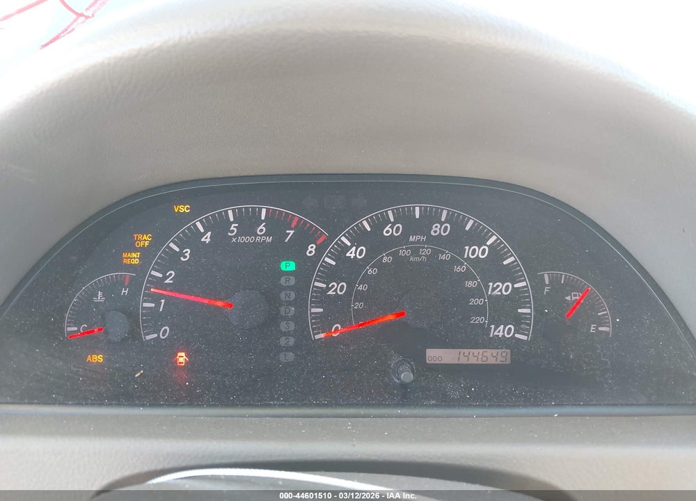 2005 TOYOTA CAMRY XLE V6 VIN: 4T1BF30K25U595469