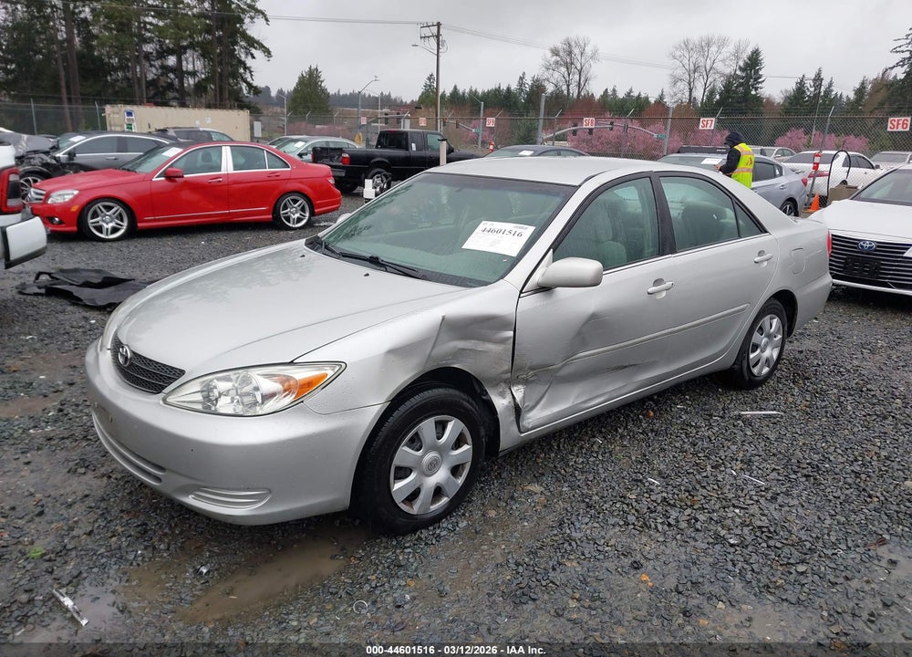 2002 TOYOTA CAMRY LE VIN: 4T1BE32K62U034431