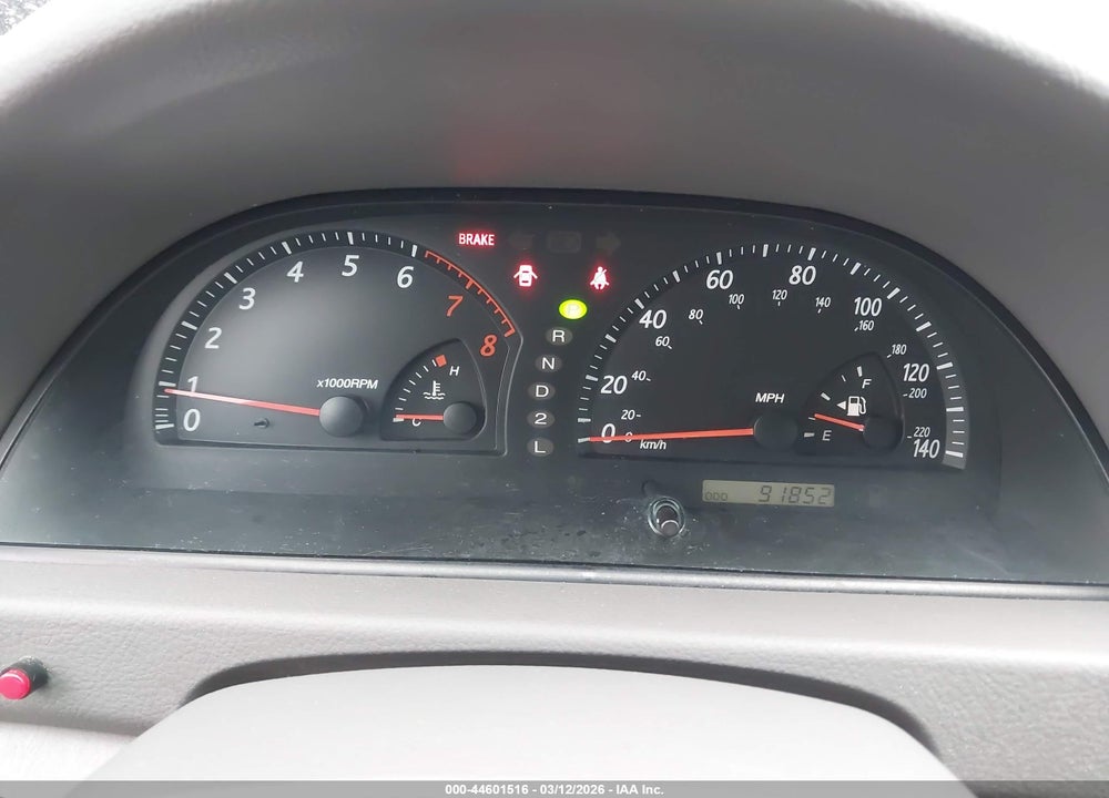 2002 TOYOTA CAMRY LE VIN: 4T1BE32K62U034431