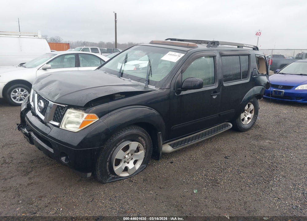 2007 NISSAN PATHFINDER SE VIN: 5N1AR18WX7C642495