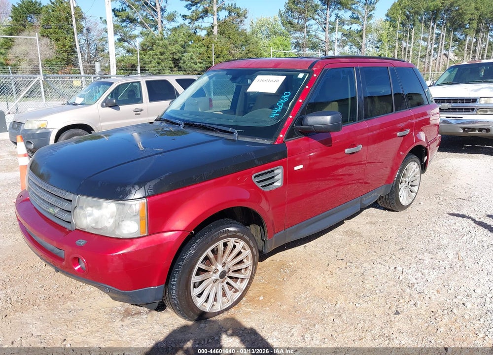 2008 LAND ROVER RANGE ROVER SPORT HSE VIN: SALSK25438A126507