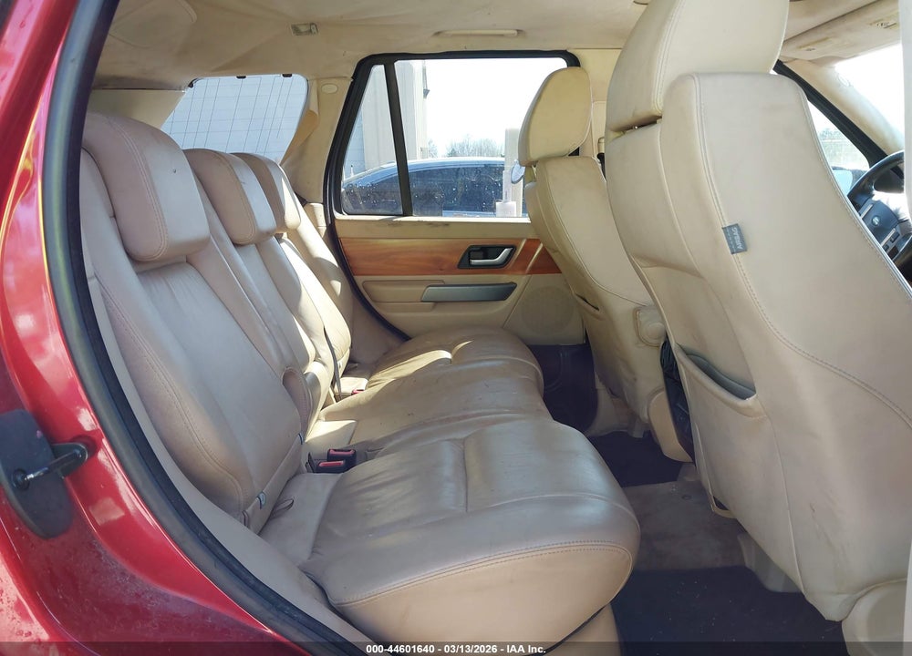 2008 LAND ROVER RANGE ROVER SPORT HSE VIN: SALSK25438A126507