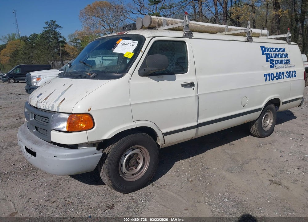 2002 DODGE RAM VAN 3500 CONVERSION VIN: 2B7KB31Z62K125524