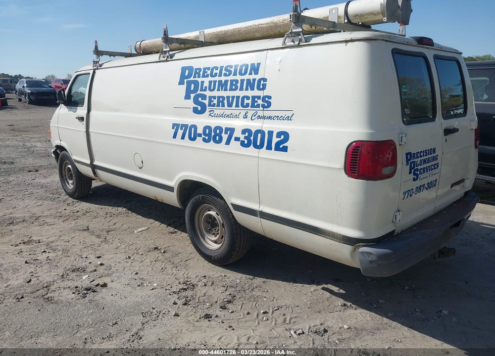 2002 DODGE RAM VAN 3500 CONVERSION VIN: 2B7KB31Z62K125524