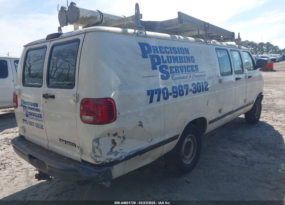 2002 DODGE RAM VAN 3500 CONVERSION VIN: 2B7KB31Z62K125524