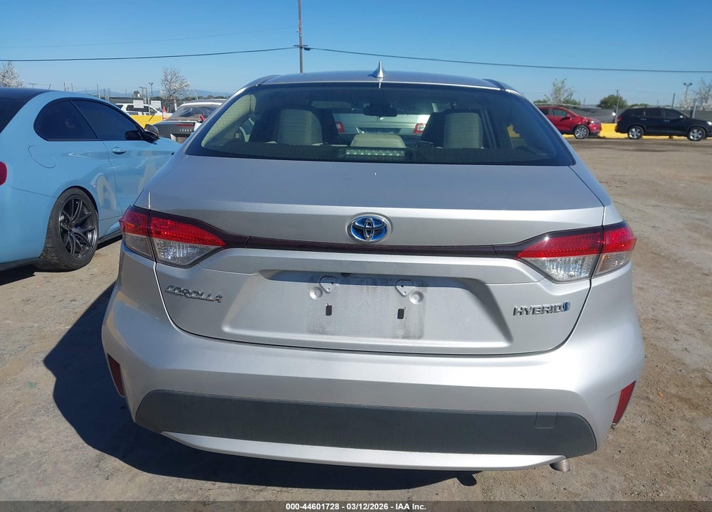 2021 TOYOTA COROLLA HYBRID LE VIN: JTDEAMDE4MJ018212