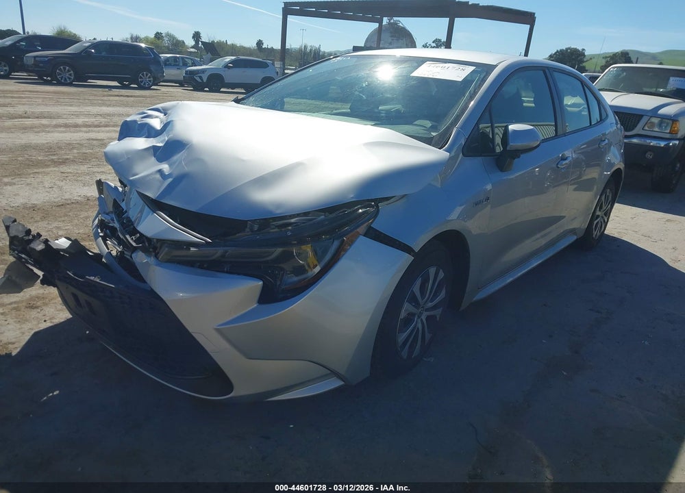 2021 TOYOTA COROLLA HYBRID LE VIN: JTDEAMDE4MJ018212