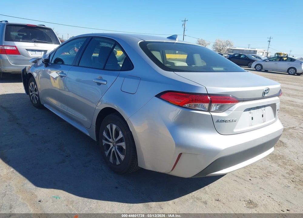2021 TOYOTA COROLLA HYBRID LE VIN: JTDEAMDE4MJ018212