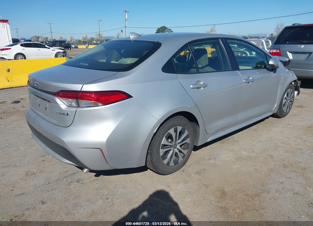 2021 TOYOTA COROLLA HYBRID LE VIN: JTDEAMDE4MJ018212