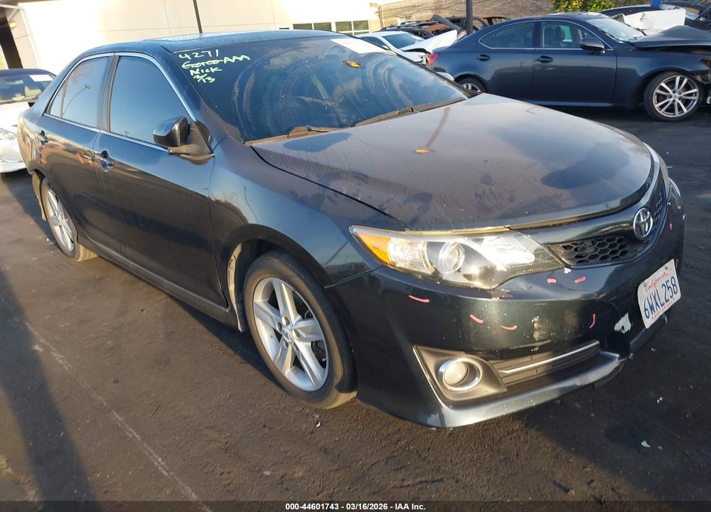 2012 TOYOTA CAMRY SE VIN: 4T1BF1FK2CU107601