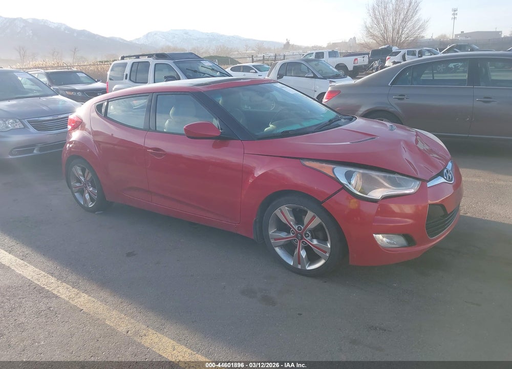 2013 HYUNDAI VELOSTER BASE W/GRAY VIN: KMHTC6AD2DU096944