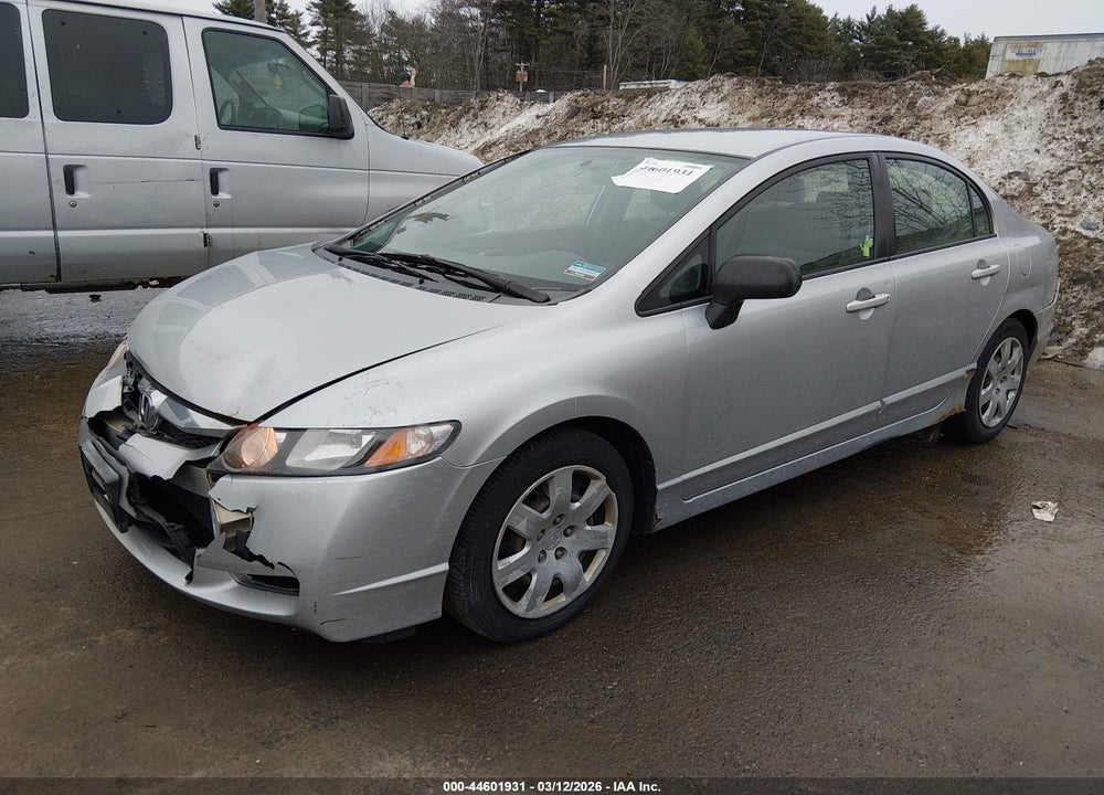 2009 HONDA CIVIC LX VIN: 2HGFA16599H300873