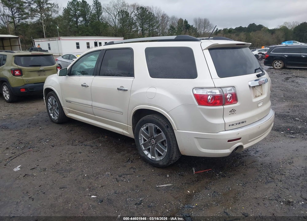 2011 GMC ACADIA DENALI VIN: 1GKKRTED2BJ216946