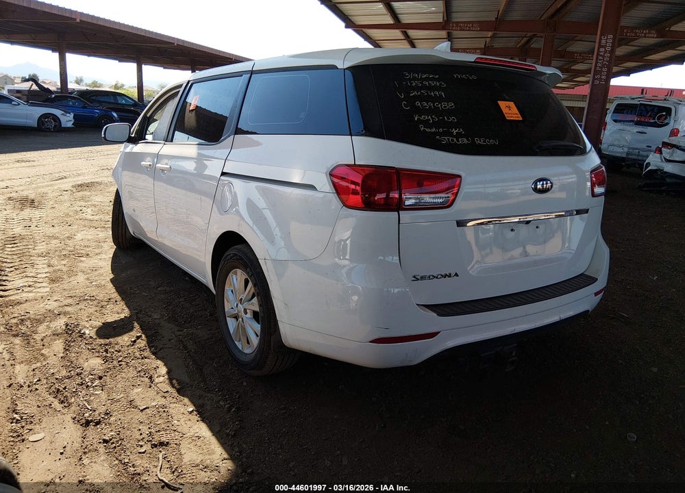 2017 KIA SEDONA L VIN: KNDMA5C11H6265499