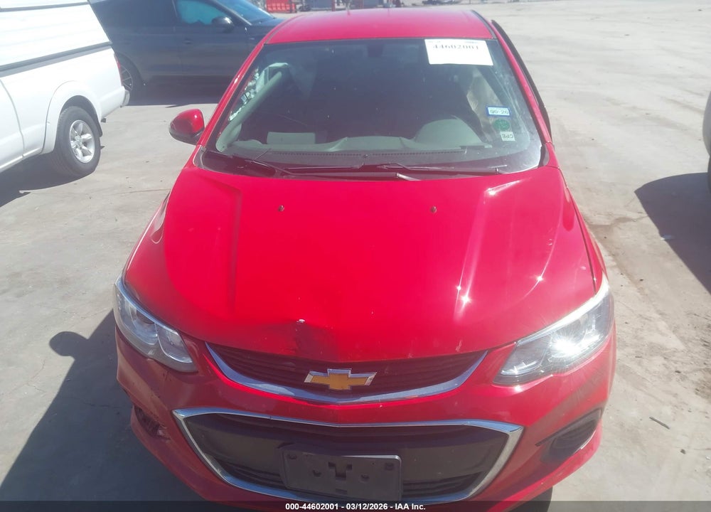2019 CHEVROLET SONIC LT AUTO VIN: 1G1JD5SB5K4148654