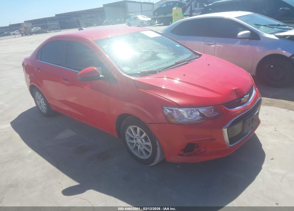 2019 CHEVROLET SONIC LT AUTO VIN: 1G1JD5SB5K4148654