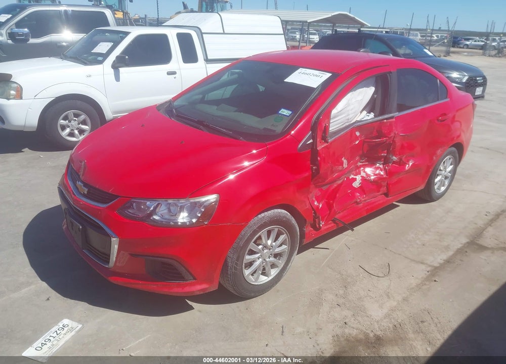 2019 CHEVROLET SONIC LT AUTO VIN: 1G1JD5SB5K4148654