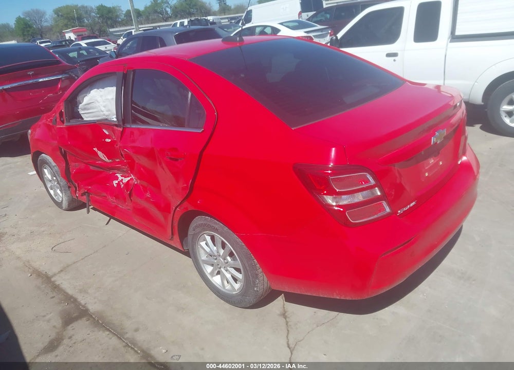2019 CHEVROLET SONIC LT AUTO VIN: 1G1JD5SB5K4148654