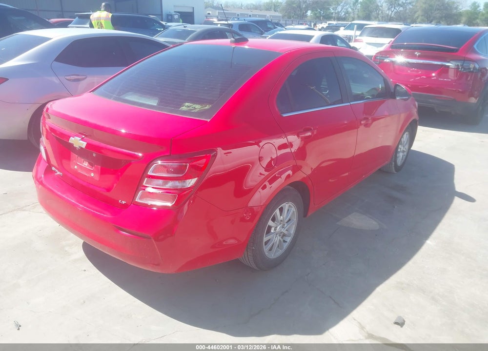 2019 CHEVROLET SONIC LT AUTO VIN: 1G1JD5SB5K4148654
