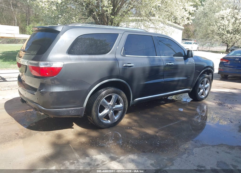 2011 DODGE DURANGO CITADEL VIN: 1D4SD5GT4BC592873