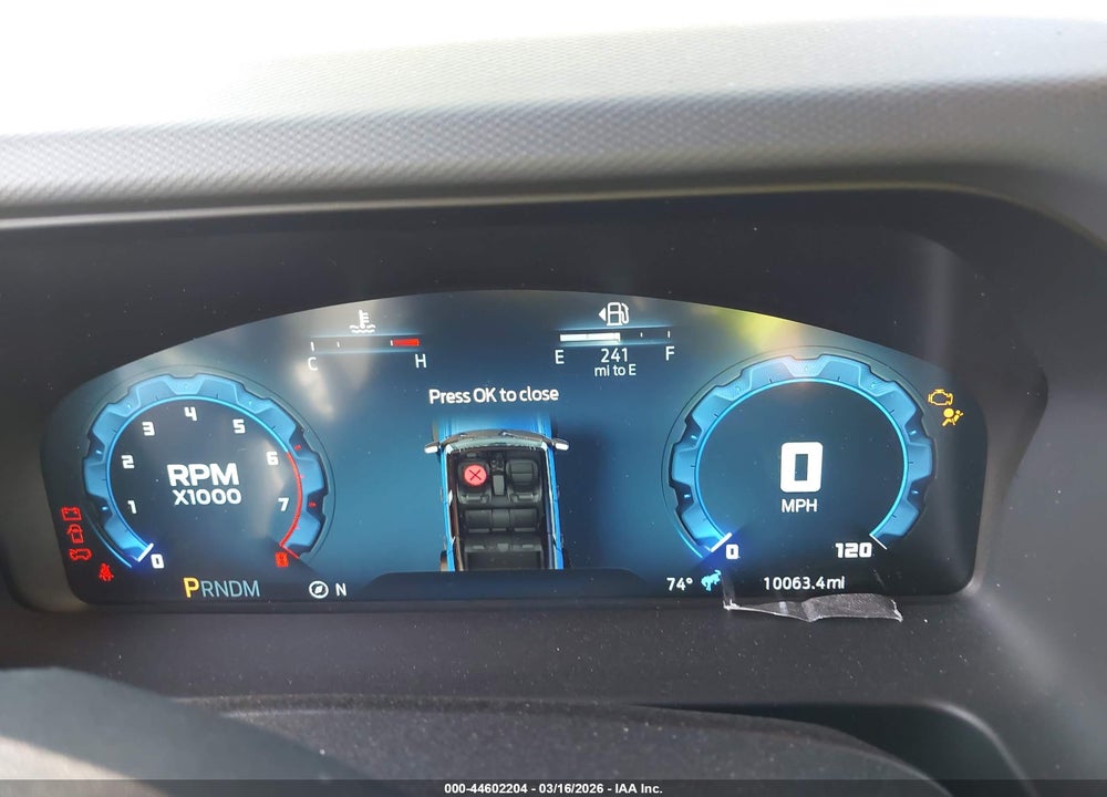 2025 FORD BRONCO BIG BEND VIN: 1FMDE7BH1SLA66875