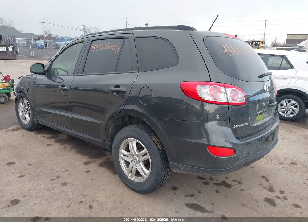 2012 HYUNDAI SANTA FE GLS VIN: 5XYZG3AB3CG106848