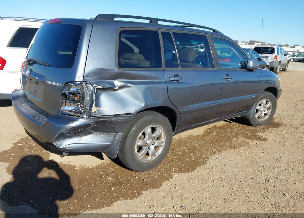 2005 TOYOTA HIGHLANDER V6 VIN: JTEGP21A050043432