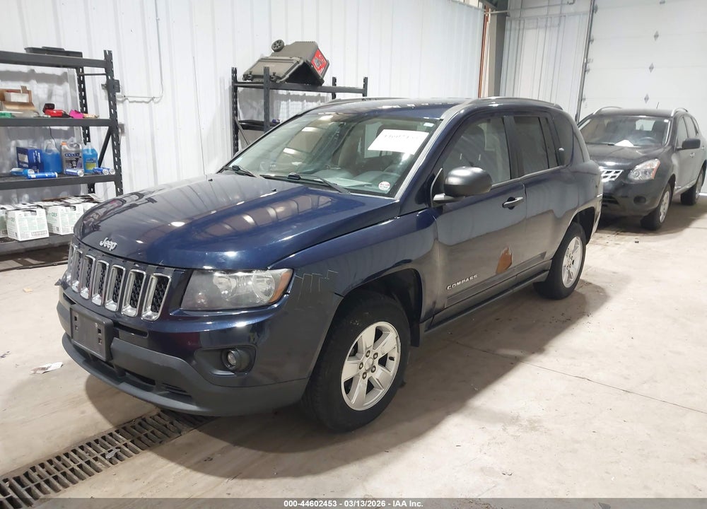 2014 JEEP COMPASS SPORT VIN: 1C4NJCBA7ED894315