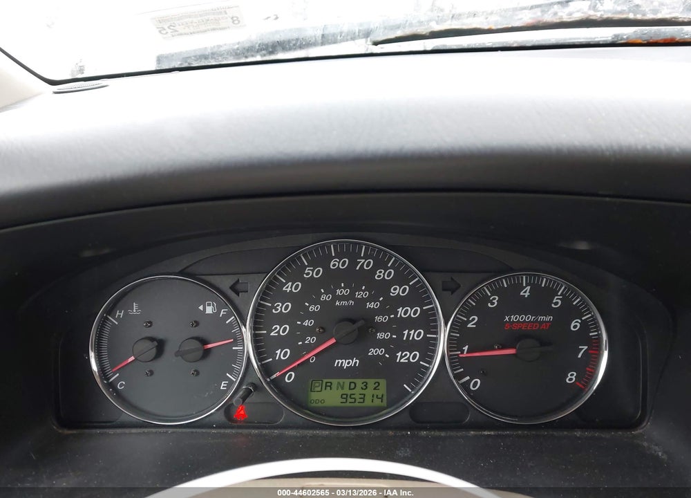 2005 MAZDA MPV LX-SV VIN: JM3LW28A150550259