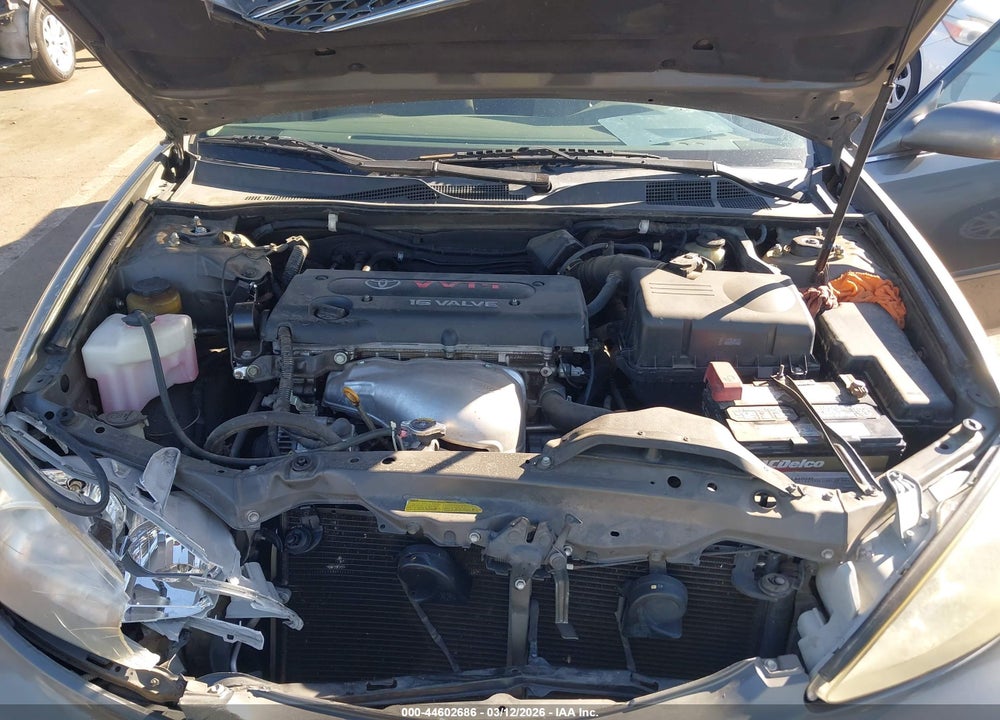 2002 TOYOTA CAMRY LE VIN: 4T1BE32K72U609314