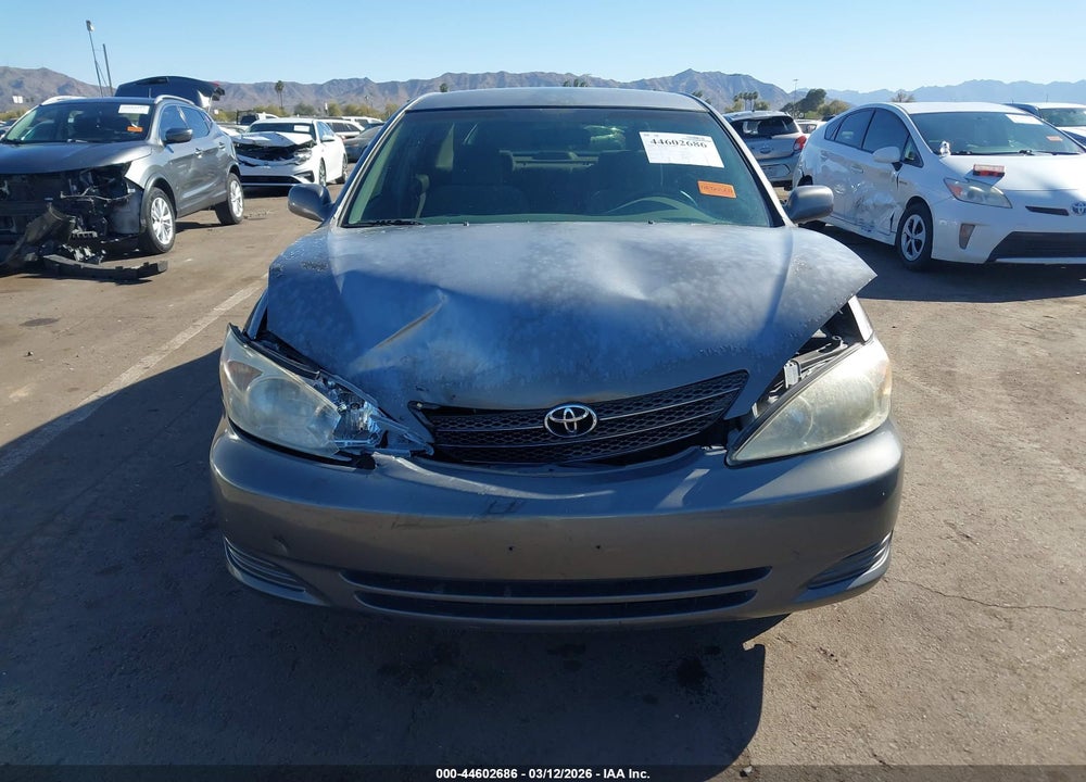 2002 TOYOTA CAMRY LE VIN: 4T1BE32K72U609314