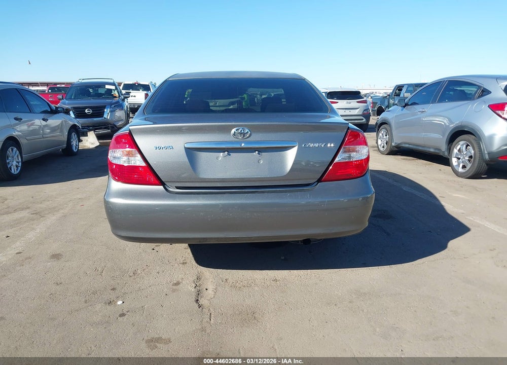 2002 TOYOTA CAMRY LE VIN: 4T1BE32K72U609314