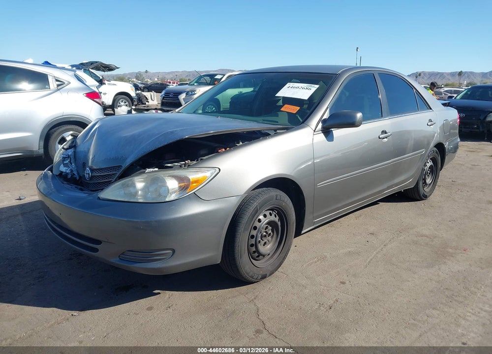 2002 TOYOTA CAMRY LE VIN: 4T1BE32K72U609314