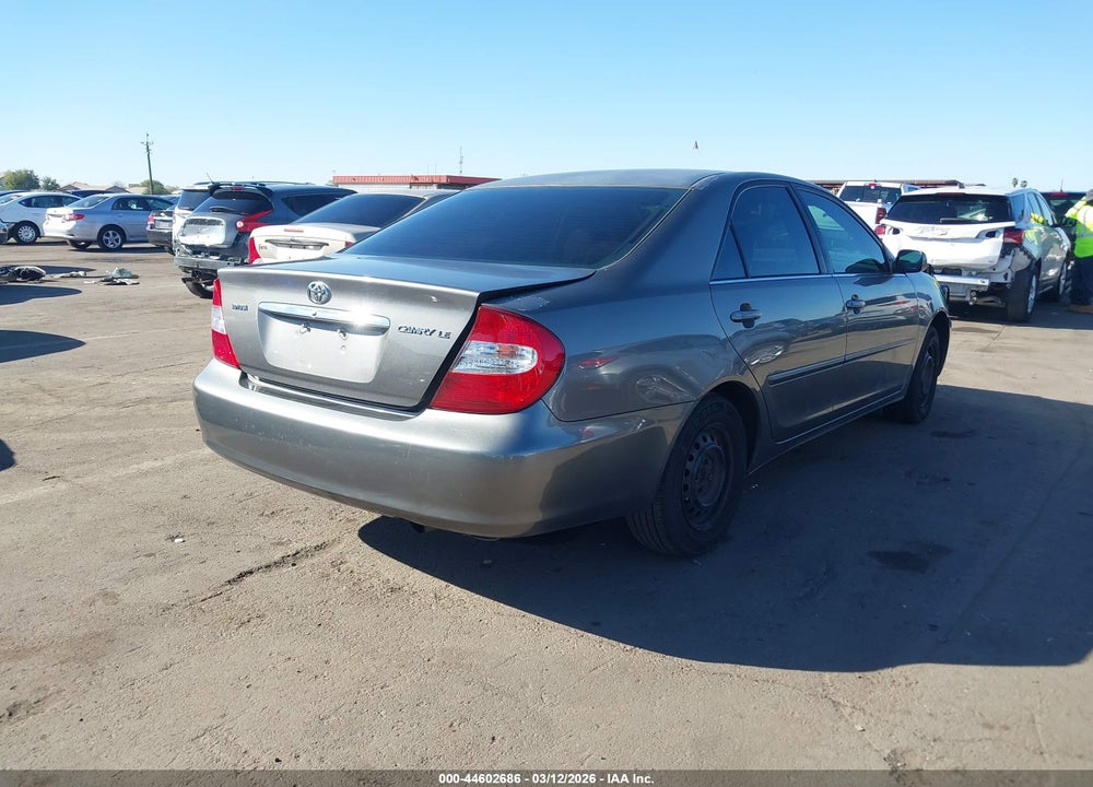 2002 TOYOTA CAMRY LE VIN: 4T1BE32K72U609314