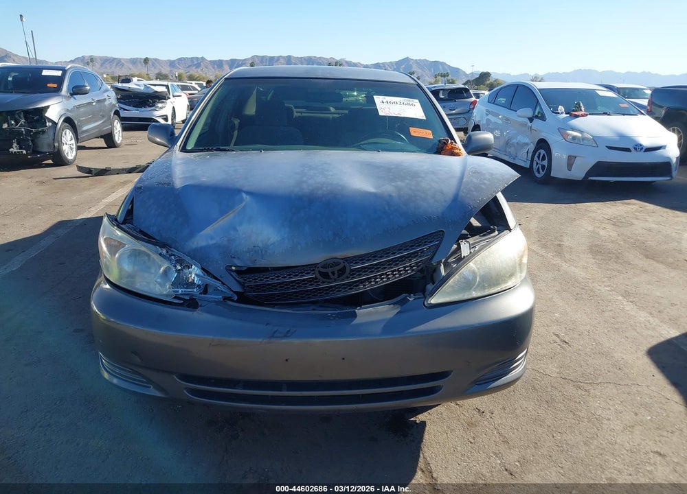 2002 TOYOTA CAMRY LE VIN: 4T1BE32K72U609314