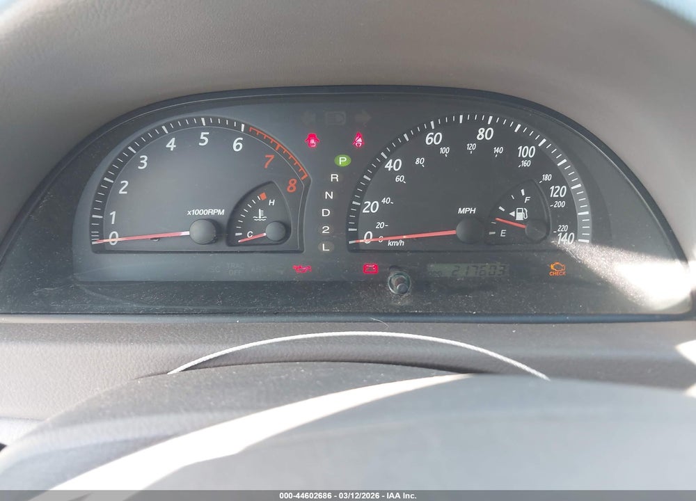 2002 TOYOTA CAMRY LE VIN: 4T1BE32K72U609314
