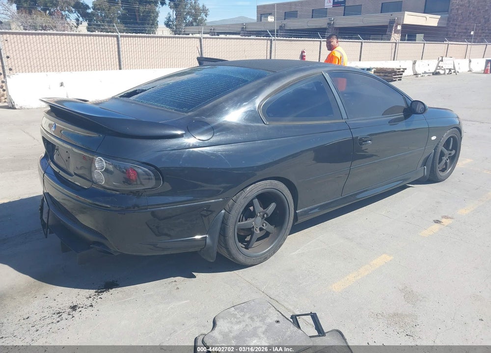 2005 PONTIAC GTO VIN: 6G2VX12U05L353536