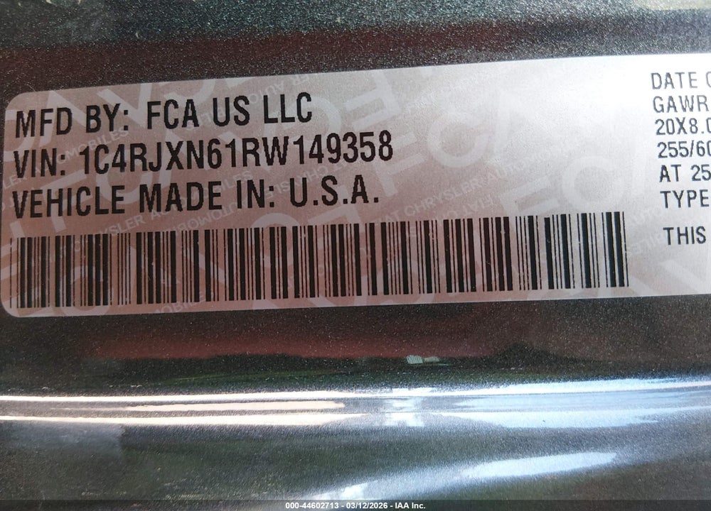 2024 JEEP WRANGLER 4XE VIN: 1C4RJXN61RW149358
