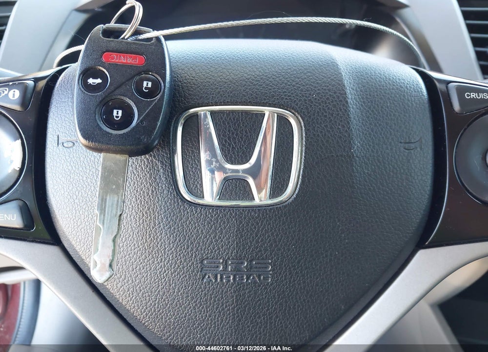 2012 HONDA CIVIC LX VIN: 19XFB2F59CE363928