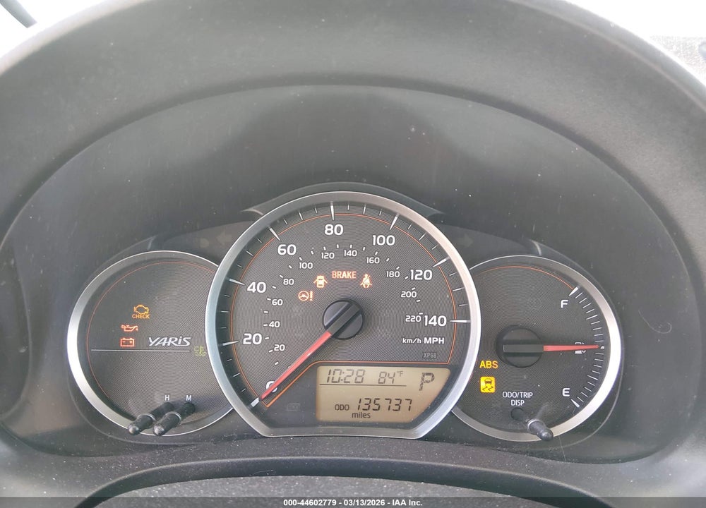 2012 TOYOTA YARIS LE VIN: JTDKTUD38CD523548