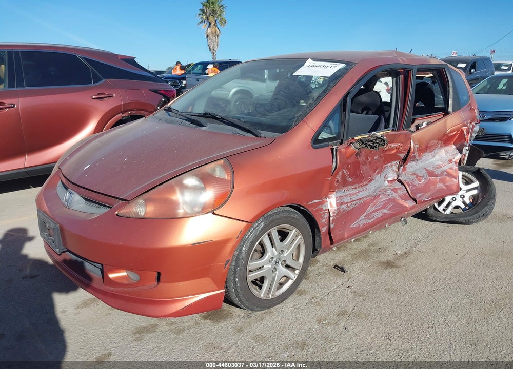 2007 HONDA FIT SPORT VIN: JHMGD38607S011008