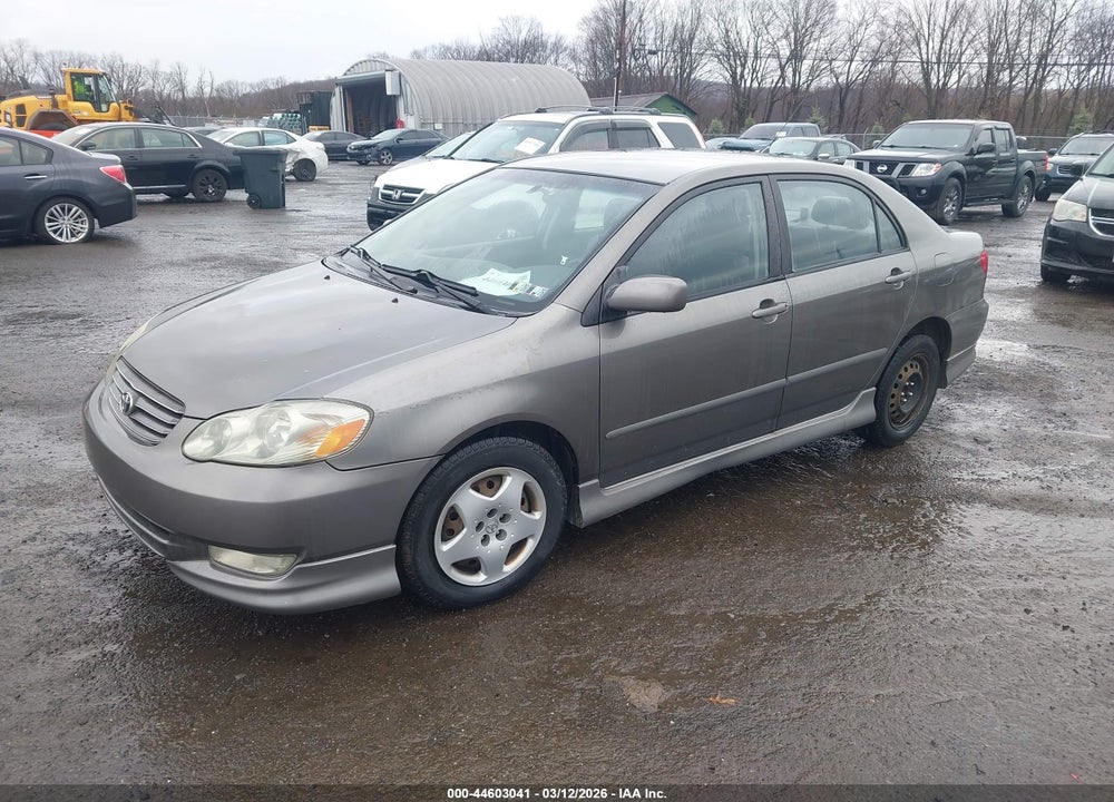 2003 TOYOTA COROLLA S VIN: 2T1BR32E53C102073