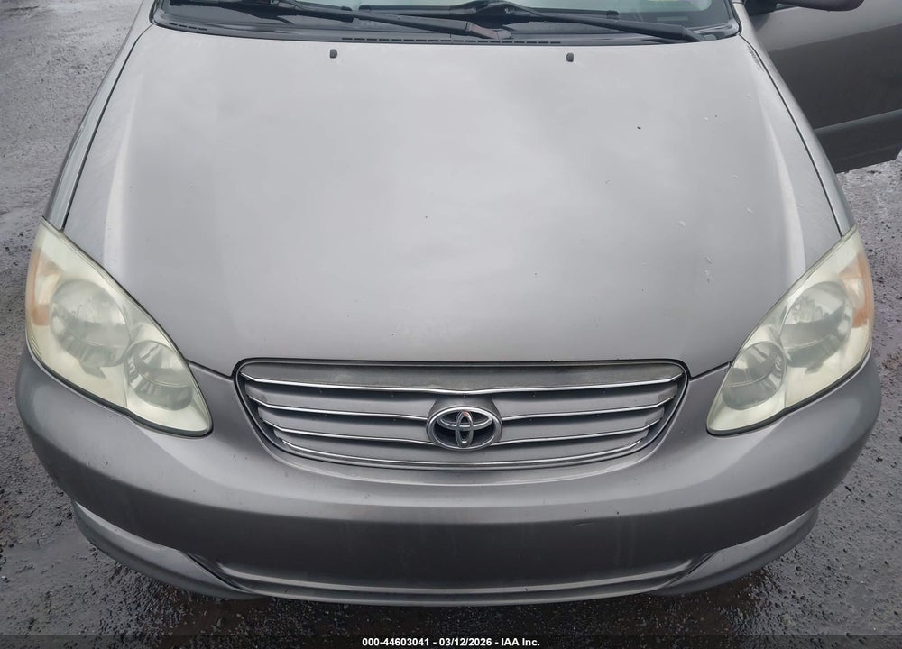 2003 TOYOTA COROLLA S VIN: 2T1BR32E53C102073