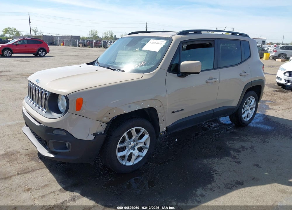 2016 JEEP RENEGADE LATITUDE VIN: ZACCJBBT4GPC67515