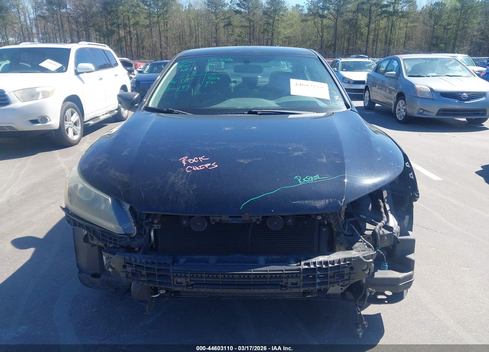 2013 HONDA ACCORD LX VIN: 1HGCR2F33DA108386