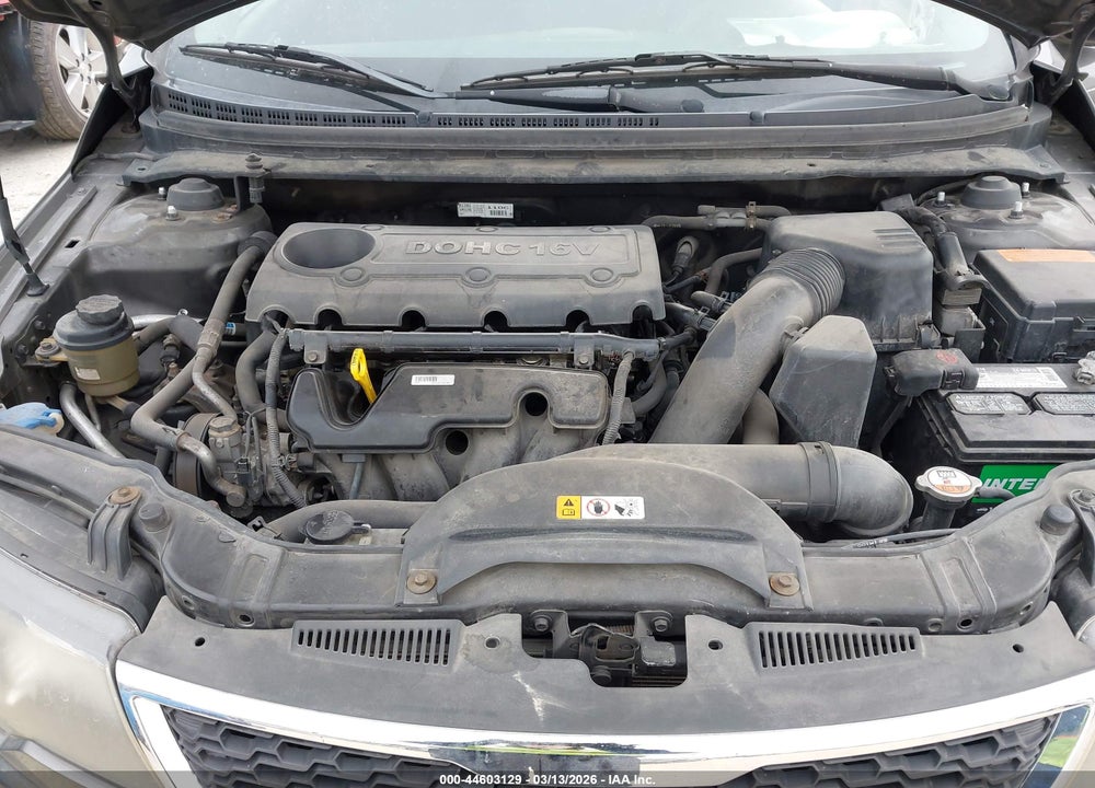 2013 KIA FORTE EX VIN: KNAFU4A23D5740850