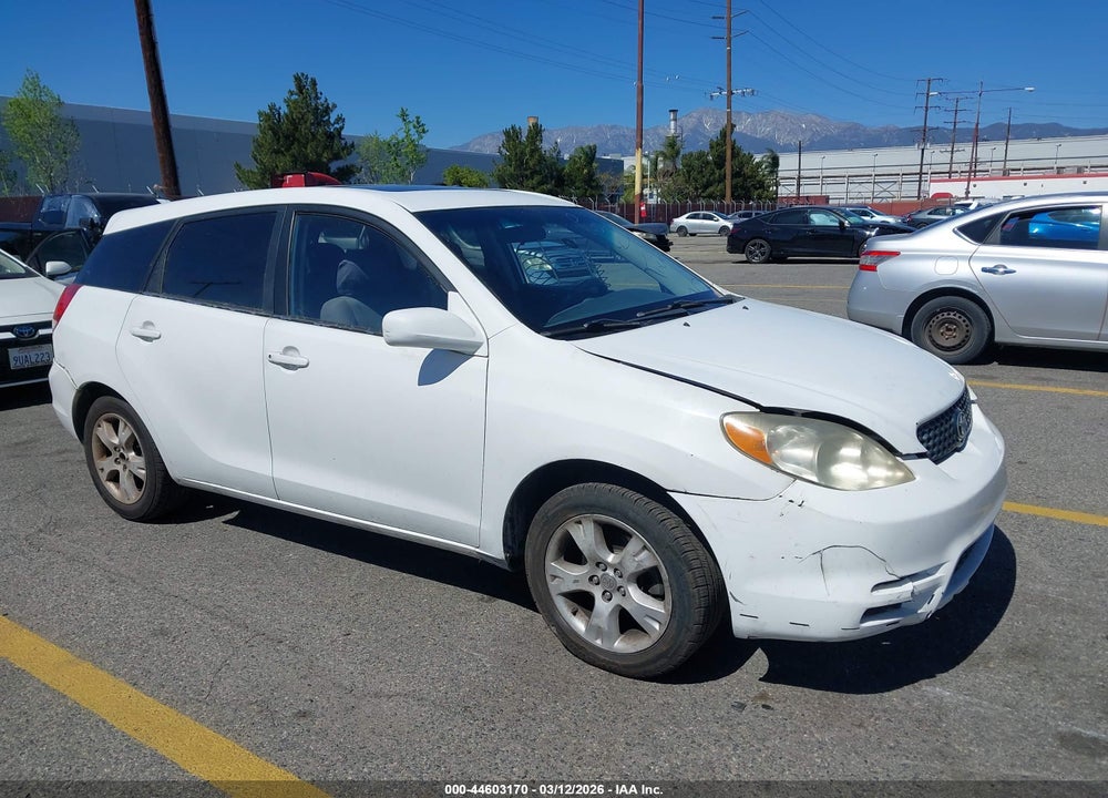 2003 TOYOTA MATRIX XR VIN: 2T1KR32E03C027539