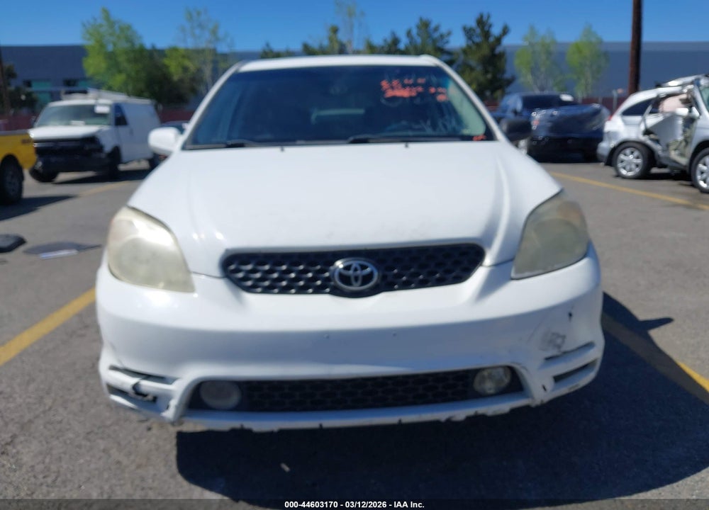 2003 TOYOTA MATRIX XR VIN: 2T1KR32E03C027539