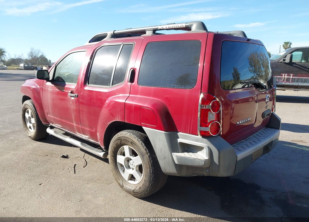 2007 NISSAN XTERRA S VIN: 5N1AN08U47C514662