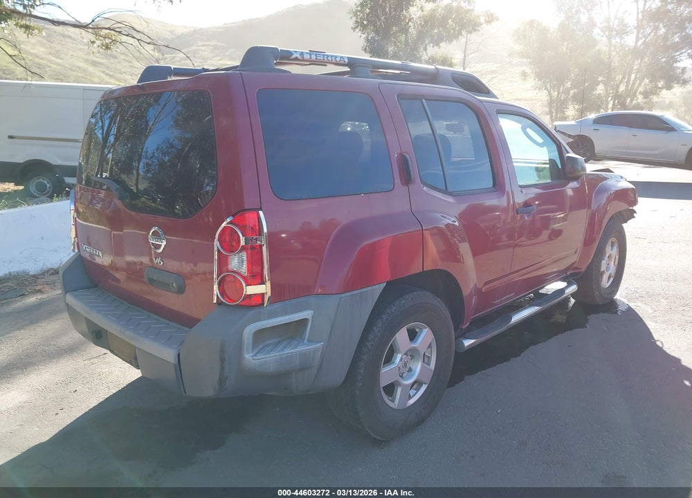 2007 NISSAN XTERRA S VIN: 5N1AN08U47C514662